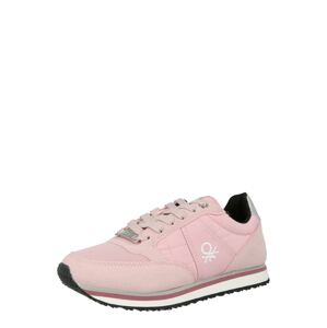 Benetton Footwear Tenisky 'Word NYX'  pink / bílá