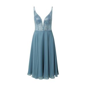 SWING Koktejlové šaty  modrá