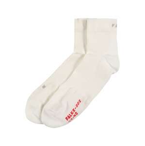 FALKE Sportovní ponožky  červená / bílá