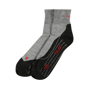 FALKE Sportovní ponožky  černý melír / šedý melír / melounová