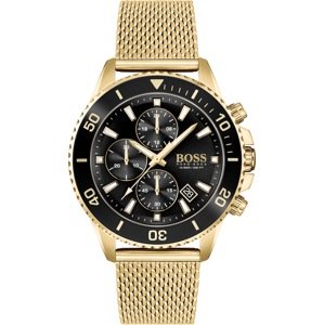 BOSS Black Analogové hodinky  zlatá / černá