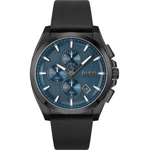BOSS Casual Analogové hodinky  černá / modrá