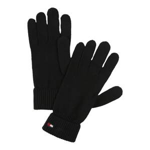 TOMMY HILFIGER Prstové rukavice  černá / bílá / červená / modrá