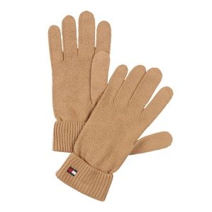 TOMMY HILFIGER Prstové rukavice  béžová / bílá / červená / námořnická modř