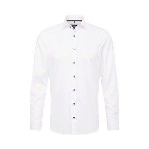 OLYMP Košile 'Level 5'  bílá / modrá