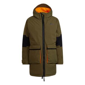 ADIDAS PERFORMANCE Outdoorová bunda 'Utilitas'  khaki / černá / oranžová