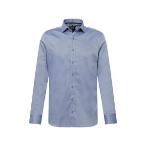 OLYMP Košile 'Level 5'  chladná modrá / bílá