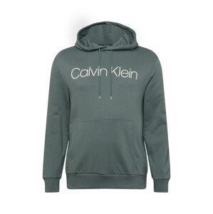 Calvin Klein Big & Tall Mikina  bílá / smaragdová
