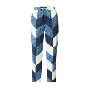 Lollys Laundry Kalhoty 'Bill'  krémová / marine modrá / chladná modrá