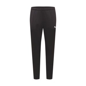 PUMA Sportovní kalhoty 'TeamRISE'  černá / bílá