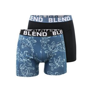 BLEND Boxershorts  kouřově modrá / opálová / bílá / černá