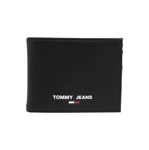 Tommy Jeans Peněženka 'Essential'  černá / námořnická modř / ohnivá červená / bílá