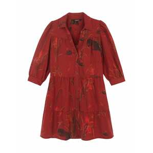 Desigual Košilové šaty 'SEVILLA'  červená / černá / olivová