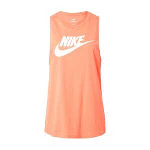 Nike Sportswear Top  oranžová / bílá