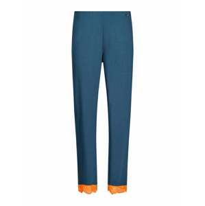 Skiny Pyžamové kalhoty  modrá / oranžová