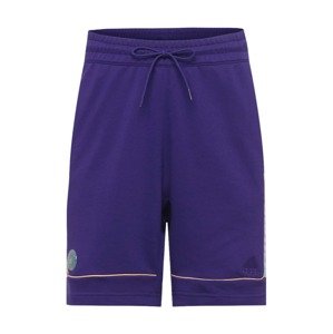 ADIDAS PERFORMANCE Sportovní kalhoty  tmavě fialová / broskvová / zelená / mix barev