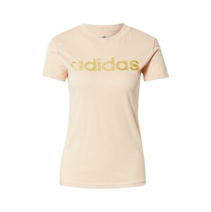 ADIDAS PERFORMANCE Funkční tričko  zlatá / pastelově růžová