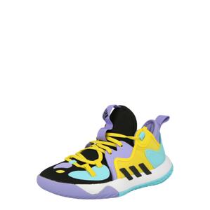 ADIDAS PERFORMANCE Sportovní boty 'Harden Stepback 2 J'  černá / světle fialová / aqua modrá / žlutá