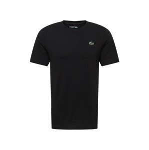 Lacoste Sport Funkční tričko  černá / bílá / zelená