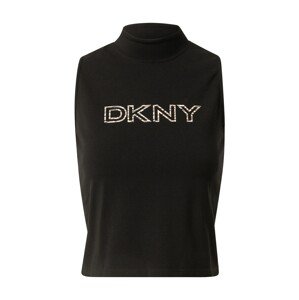 DKNY Performance Top 'TIGER KING'  černá / bílá