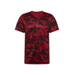 PUMA Funkční tričko  jasně červená / černá