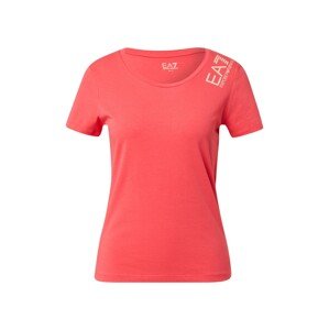 EA7 Emporio Armani Funkční tričko  pink / bílá
