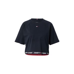 Tommy Sport Funkční tričko  tmavě modrá / bílá / červená