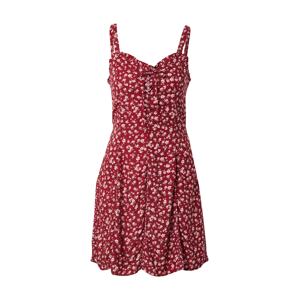Tally Weijl Letní šaty 'SDRVISWAN'  červená / bílá