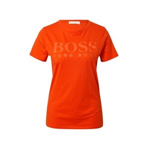 BOSS Casual Tričko  oranžová / jasně oranžová