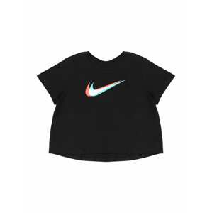 Nike Sportswear Tričko nebeská modř / světle červená / černá / bílá