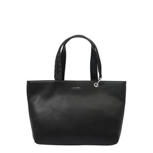 Calvin Klein Nákupní taška 'Accent'  šedá / černá