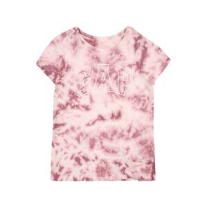 GAP Tričko  pastelově růžová / bílá / červenofialová