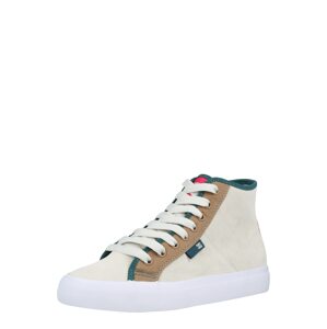 DC Shoes Kotníkové tenisky 'MANUAL'  karamelová / trávově zelená / grenadina / bílá