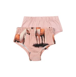 Walkiddy Spodní prádlo 'Brief'  karamelová / růžová / starorůžová / černá / barva bílé vlny