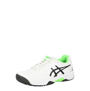 ASICS Sportovní boty 'GEL-RESOLUTION 8'  bílá / černá / svítivě zelená