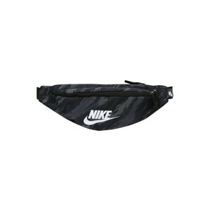 Nike Sportswear Ledvinka  černá / bílá / šedá