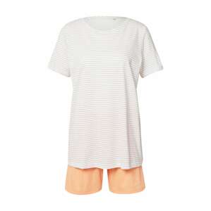 CALIDA Pyžamo  oranžová / bílá / světlemodrá