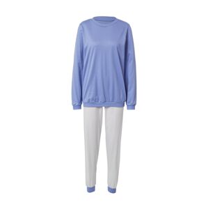 CALIDA Pyžamo  kouřově modrá / bílá / oranžová