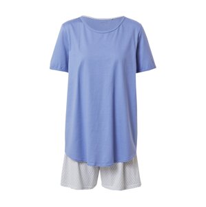 CALIDA Pyžamo  kouřově modrá / bílá / jasně oranžová