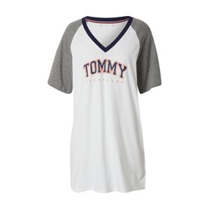 Tommy Hilfiger Underwear Noční košilka  bílá / šedý melír / námořnická modř / tmavě oranžová