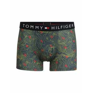 Tommy Hilfiger Underwear Boxerky  tmavě zelená / červená / žlutá / černá