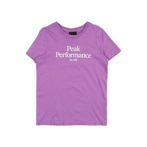 PEAK PERFORMANCE Shirt  světle fialová / bílá