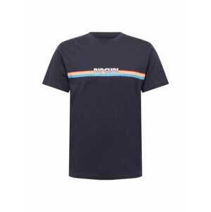RIP CURL Funkční tričko 'Surf Revival' námořnická modř / tyrkysová / meruňková / bílá