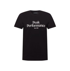 PEAK PERFORMANCE T-Shirt  černá / bílá