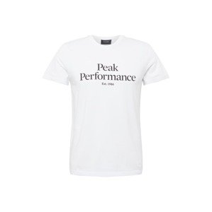 PEAK PERFORMANCE Funkční tričko  bílá / černá