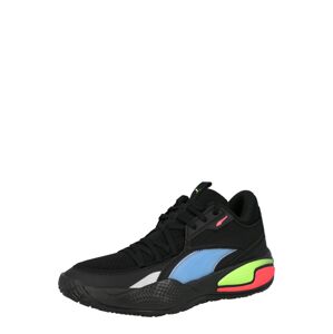 PUMA Sportovní boty 'Court Rider Pop'  černá / modrá / stříbrná / červená