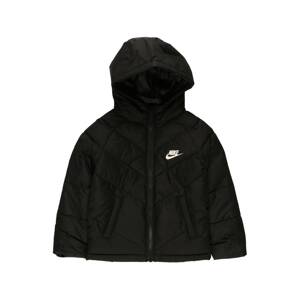Nike Sportswear Přechodná bunda  černá / bílá / šedá