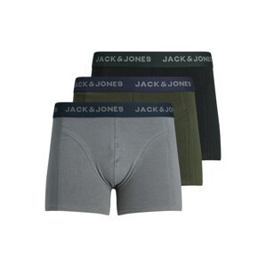 Jack & Jones Junior Spodní prádlo 'Bobbie'  šedá / tmavě zelená / námořnická modř
