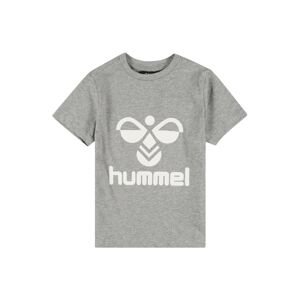 Hummel Funkční tričko 'Tres' šedý melír / bílá