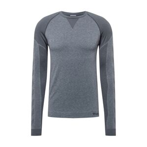 Hummel Funkční tričko 'KENT'  šedý melír / tmavě šedá
